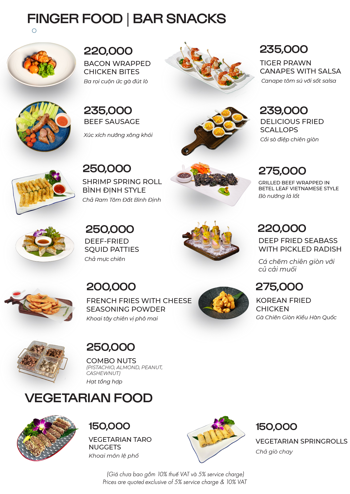 Finger Food - Menu Sky36