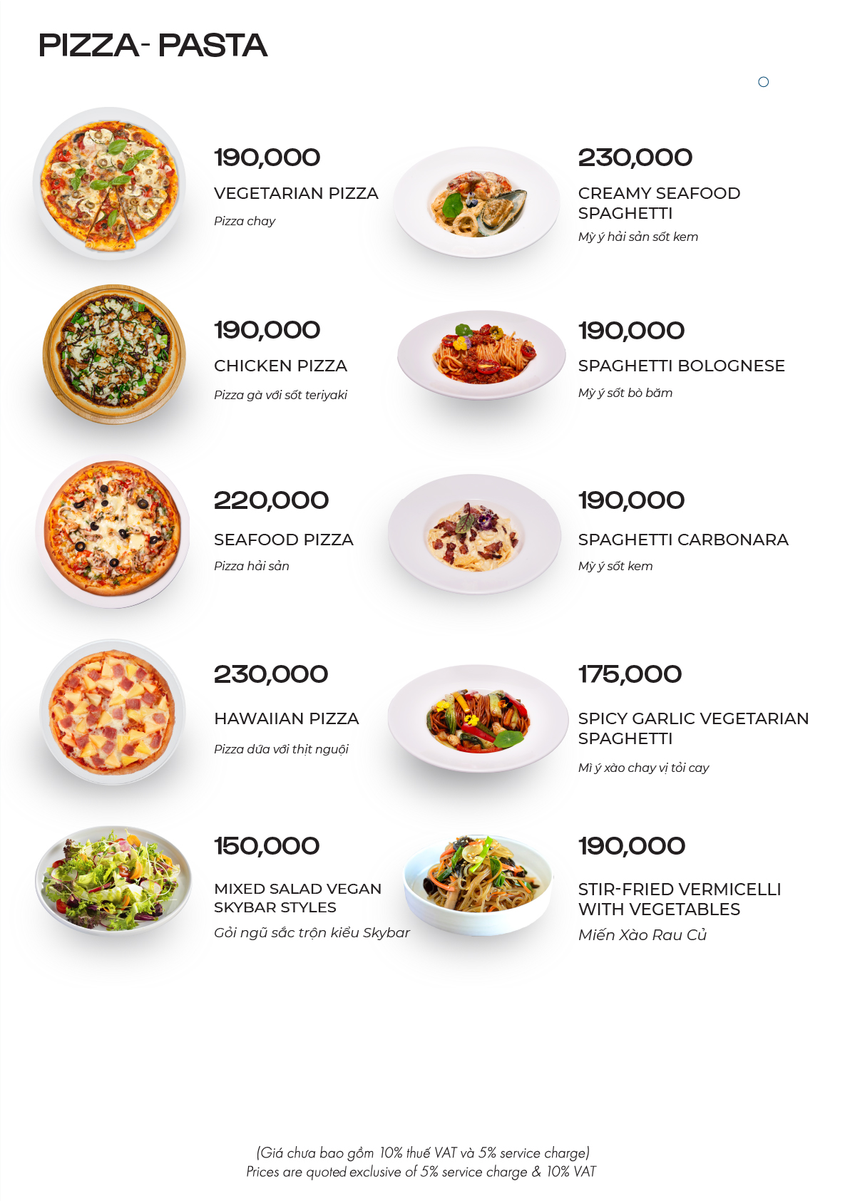 Finger Food - Menu Sky36